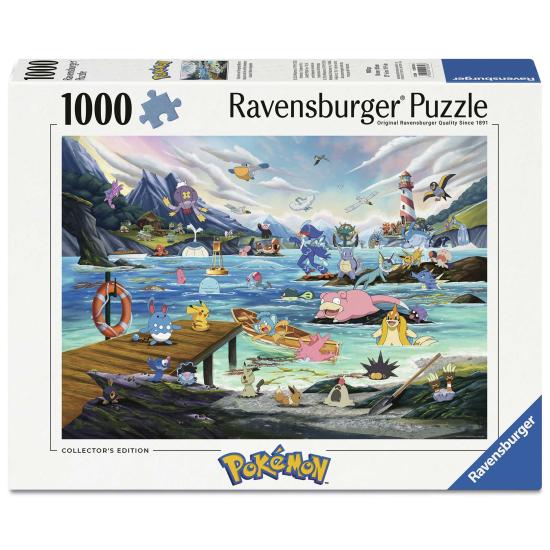 Puzzle Ravensburger Pokemon Vaporeon E Marinho Temperado 1000 p