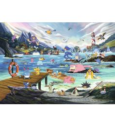 Puzzle Ravensburger Pokemon Vaporeon E Marinho Temperado 1000 p