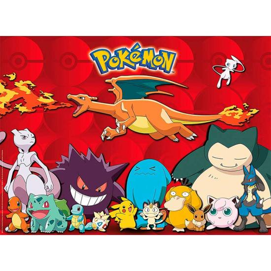 Puzzle Ravensburger Pokemon XXL 100 peças Puzzle Ravensburger Pokemon XXL 100 peças