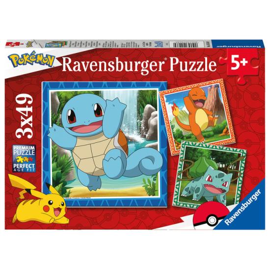 Puzzle Ravensburger Pokémon de 3x49 peças