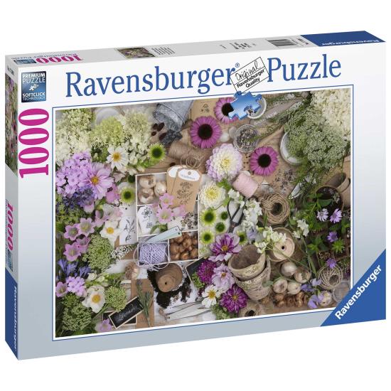 Puzzle Ravensburger Por Amor às Flores de 1000 peças