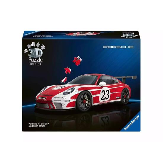 Puzzle Ravensburger Porsche 911 GT3 Cup Salzburg 3D 108 Pçs