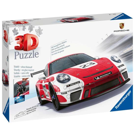 Puzzle Ravensburger Porsche 911 GT3 Cup Salzburg 3D 108 Pçs