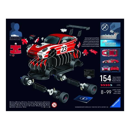 Puzzle Ravensburger Porsche 911 GT3 Cup Salzburg 3D 108 Pçs
