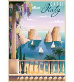 Puzzle Ravensburger Cartão Postal Capri de 1000 Pçs