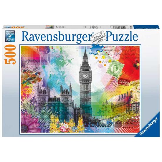 Ravensburger Postal de Londres Puzzle 500 Peças