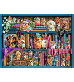 Puzzle Ravensburger Pugs De Porcelana Preciosos 500 Peças