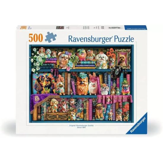 Puzzle Ravensburger Pugs De Porcelana Preciosos 500 Peças