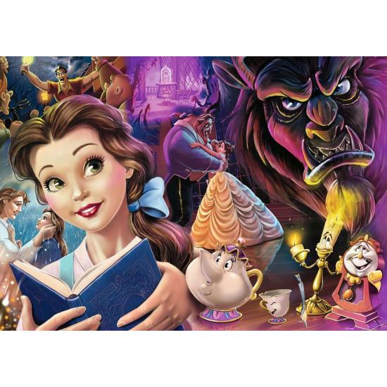 Princesas do enigma de Ravensburger, a bela e a fera 1000 peças