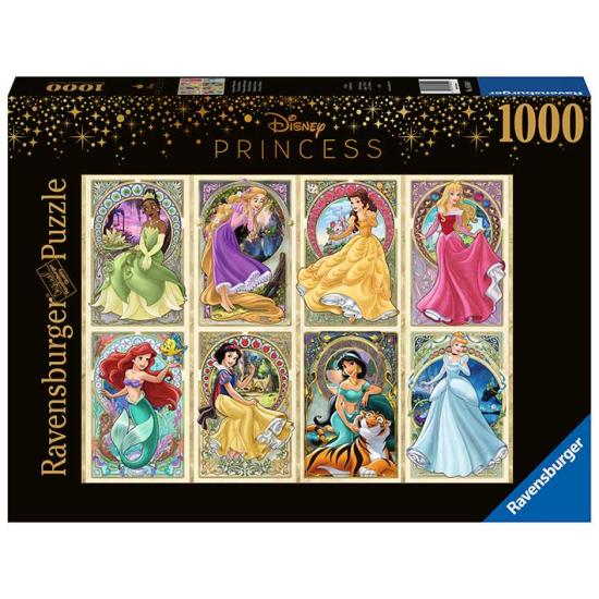 Ravensburger Disney Princess Art Nouveau Puzzle 1000 Peças Ravensburger Disney Princess Art Nouveau Puzzle 1000 Peças