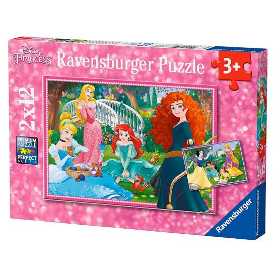 Puzzle Ravensburger Princesas Disney 2x12 peças