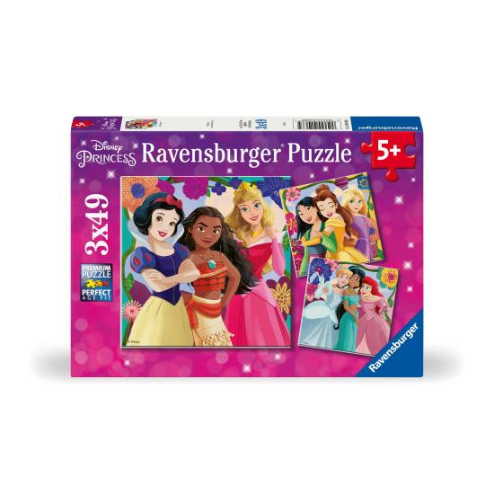 Puzzle Ravensburger Princesas Disney de 3x49 peças