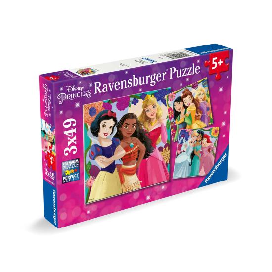 Puzzle Ravensburger Princesas Disney de 3x49 peças