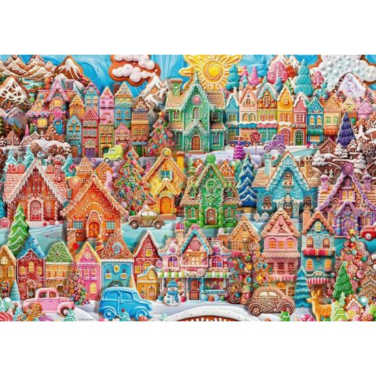Puzzle Ravensburger Cidade dos Biscoitos 1000 Peças