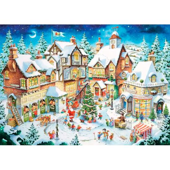 Puzzle Ravensburger Aldeia de Natal de 1000 Peças
