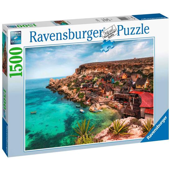 Puzzle Ravensburger Villa Popeye, Malta de 1500 peças