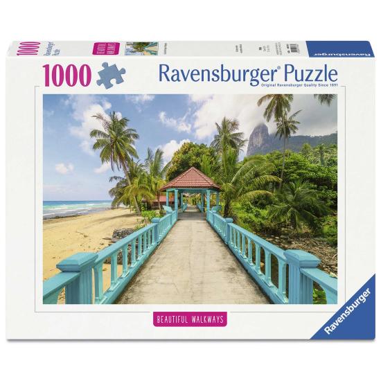Puzzle Ravensburger Ponte Colorida Na Malásia de 1000 Pçs