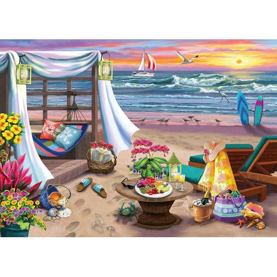 Puzzle Ravensburger Retiro Na Cabana XXL 500 Pçs