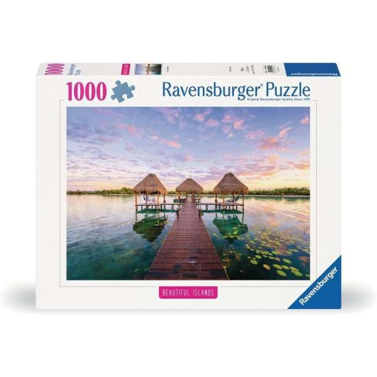 Puzzle Ravensburger Retiro Tropical de 1000 peças Puzzle Ravensburger Retiro Tropical de 1000 peças