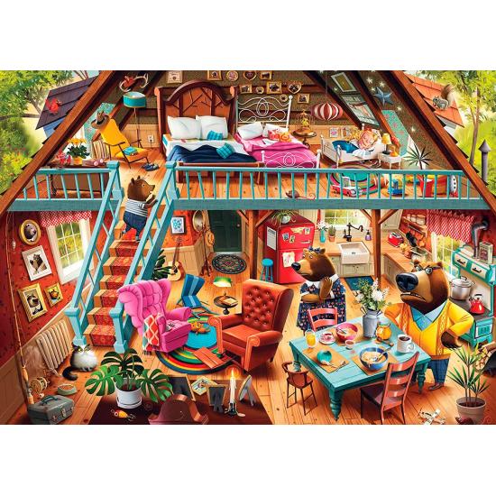 Puzzle Ravensburger Cachinhos Dourados e os Três Ursos de 1000 Puzzle Ravensburger Cachinhos Dourados e os Três Ursos de 1000