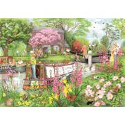 Puzzle Ravensburger River Cafe de 1000 peças