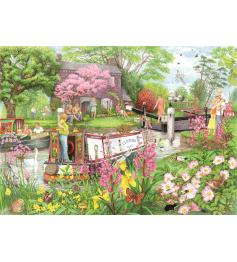 Puzzle Ravensburger River Cafe de 1000 peças