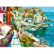 Puzzle Ravensburger Romance em Cinque Terre de 1500 peças