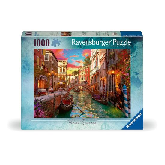 Puzzle Ravensburger Romance em Veneza de 1000 peças