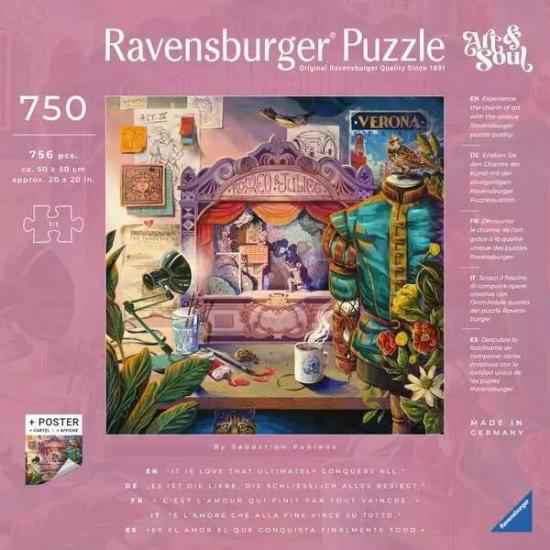 Puzzle Ravensburger Romeo e Julieta de 750 peças