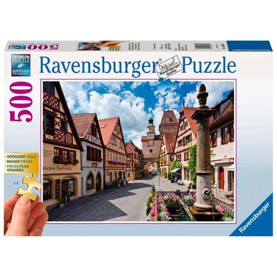 Ravensburger Rothenburg, Alemanha Puzzle XXL de 500 peças Ravensburger Rothenburg, Alemanha Puzzle XXL de 500 peças
