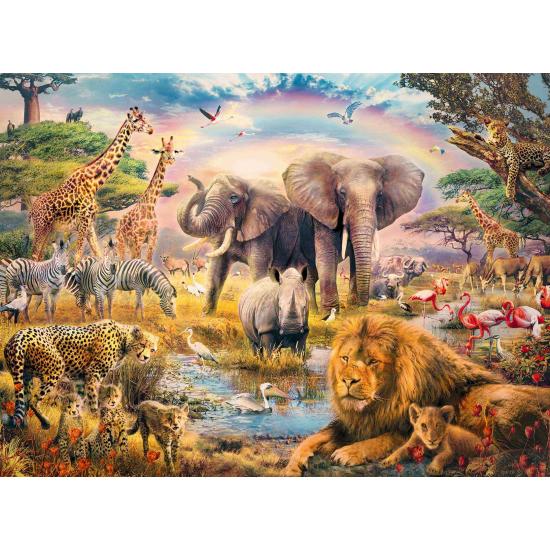 Puzzle Ravensburger African Savannah XXL 100 peças