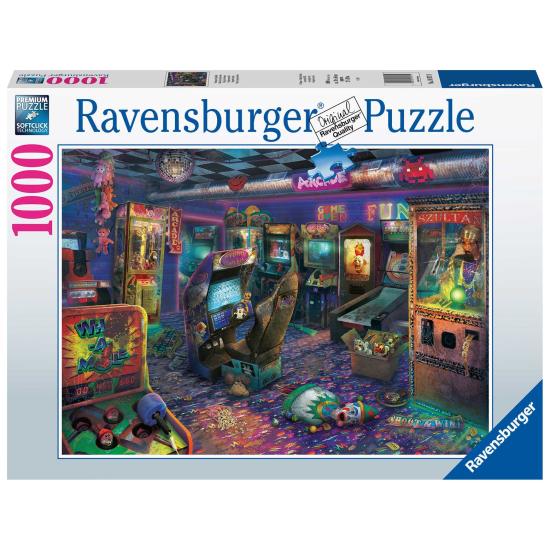 Puzzle Ravensburger Sala de Jogos Deserta de 1000 peças