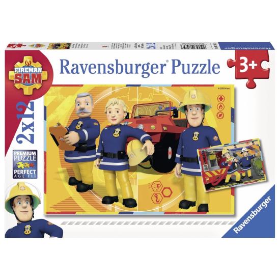 Puzzle Ravensburger Bombeiro Sam 2x12 peças