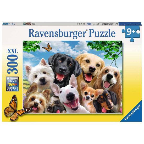 Puzzle de selfie para cachorro Ravensburger 300 peças Puzzle de selfie para cachorro Ravensburger 300 peças