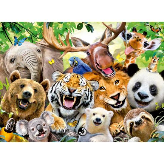 Puzzle Ravensburger Selfie Selvagem XXL 300 peças