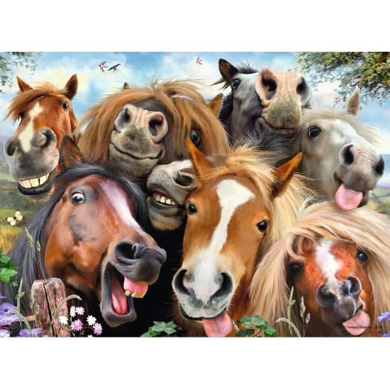 Puzzle Ravensburger Selfies na Fazenda 500 Peças Puzzle Ravensburger Selfies na Fazenda 500 Peças