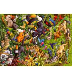 Puzzle Ravensburger Selva Animada XXL 200 peças