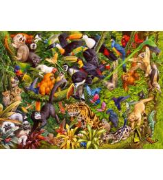 Puzzle Ravensburger Selva Animada XXL 200 peças