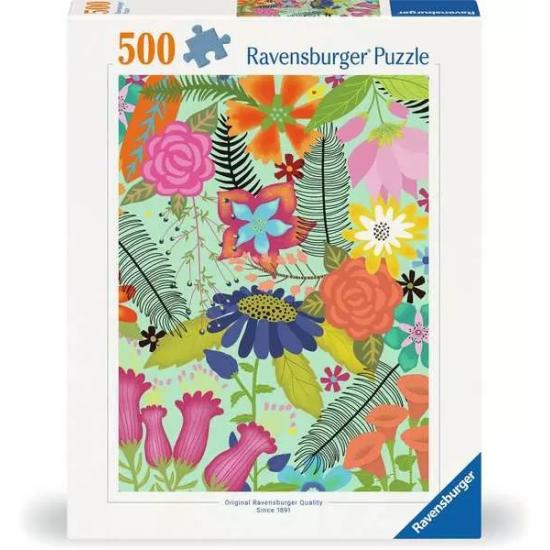 Puzzle Ravensburger Selva de Flores de 500 peças