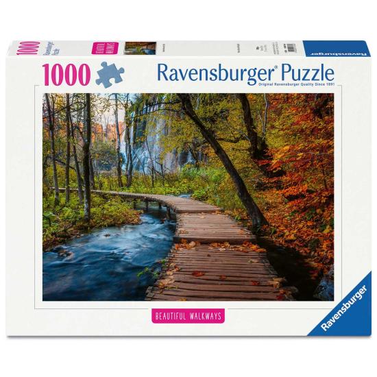 Puzzle Ravensburger Trilha De Bosque Outonal de 1000 Pçs