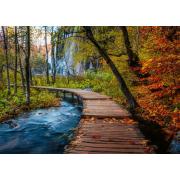 Puzzle Ravensburger Trilha De Bosque Outonal de 1000 Pçs
