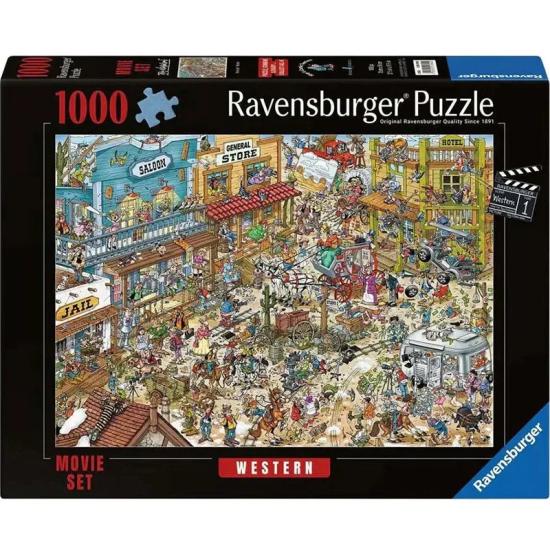 Puzzle Ravensburger Filmagens de Faroeste de 1000 peças.