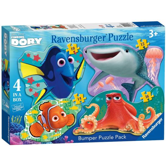 Puzzle Ravensburger Silhuetas Procurando Dory 10+12+14+16 Peças