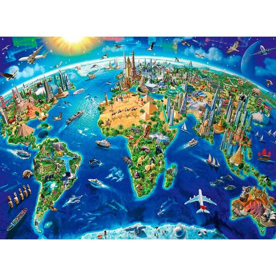 Símbolos mundiais de Puzzle Ravensburger XXL 200 peças