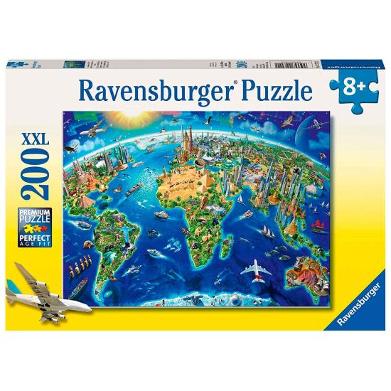 Símbolos mundiais de Puzzle Ravensburger XXL 200 peças