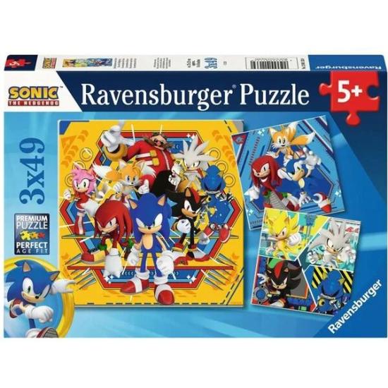 Puzzle Ravensburger Sonic 3x49 Peças