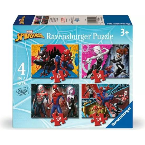 Puzzle Ravensburger Spiderman 12+16+20+24 Pçs