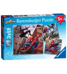 Puzzle Ravensburger Spiderman de 3x49 Peças