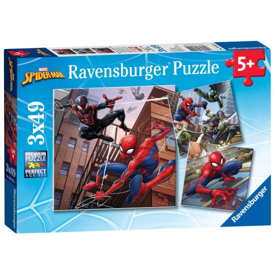 Puzzle Ravensburger Spiderman de 3x49 Peças