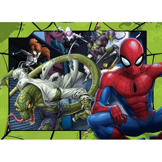 Puzzle Ravensburger Spiderman de 4 x 100 Peças